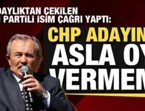 Adaylıktan çekilen İYİ Partili Mehmet Öztürk çağrı yaptı: CHP adayına asla oy vermem