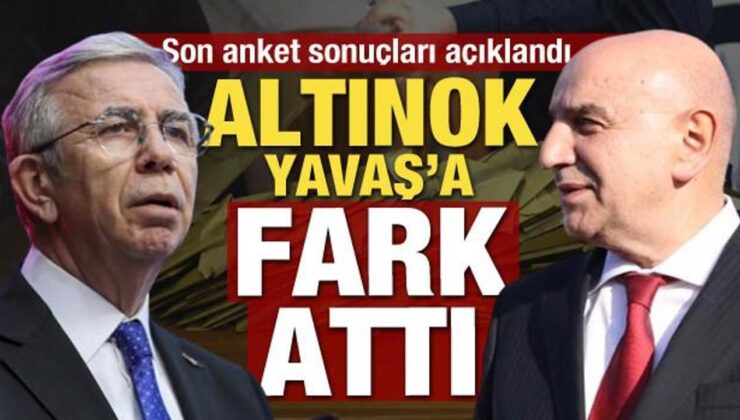 Ankara için son anket sonuçları açıklandı! Turgut Altınok Mansur Yavaş’a fark attı