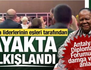 Antalya Diplomasi Forumu’nda Güney Afrika Dışişleri Bakanı Pandor ayakta alkışlandı