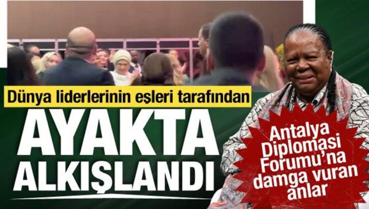 Antalya Diplomasi Forumu’nda Güney Afrika Dışişleri Bakanı Pandor ayakta alkışlandı