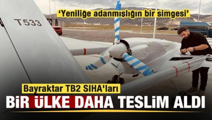 Bir ülke daha TB2 SİHA’ları teslim aldı! Bakandan açıklama: Adanmışlığın bir simgesi