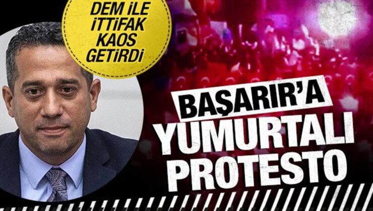 CHP’de kaos ve kavga bitmiyor! Ali Mahir Başarır’a Mersin’de yumurtalı protesto