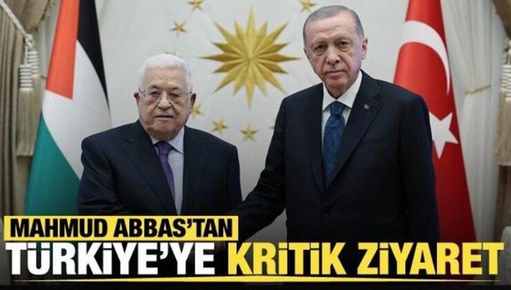 Cumhurbaşkanı Erdoğan bugün Filistinli mevkidaşı Abbas’ı ağırlayacak