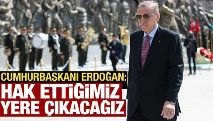 Cumhurbaşkanı Erdoğan: Hak ettiğimiz yere çıkacağız