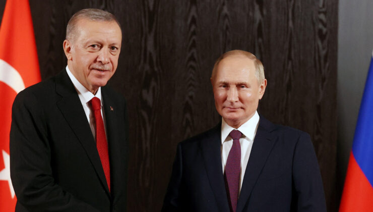 Cumhurbaşkanı Erdoğan ve Putin görüştü!