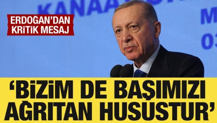 Cumhurbaşkanı Erdoğan’dan enflasyon mesajı