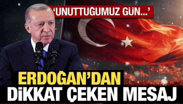 Cumhurbaşkanı Erdoğan’dan İstiklal Marşı mesajı