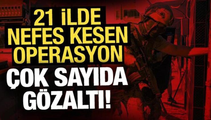 DEAŞ’a 21 ilde nefes kesen operasyon: 51 şüpheli yakalandı!