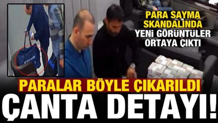 Deste deste para sayma skandalında yeni görüntüler ortaya çıktı! Paralar böyle çıkarıldı..