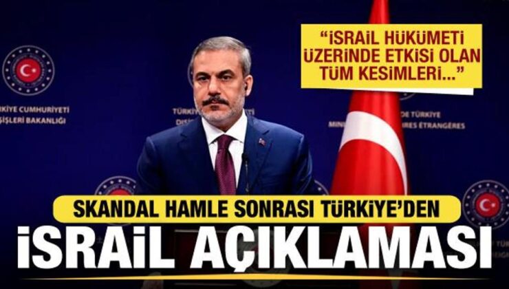 Filistin’deki katliam sonrası Türkiye’den son dakika İsrail açıklaması!