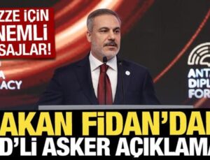 Hakan Fidan’dan Antalya’da dikkat çeken ‘ABD’li asker’ açıklaması!