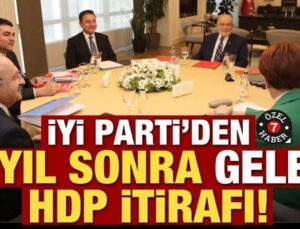 İYİ Parti’den 5 yıl sonra gelen HDP itirafı!