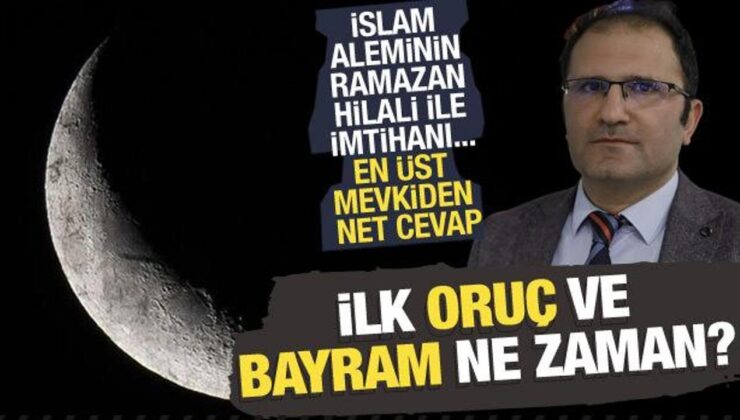 Kaç gün oruç tutacağız? Diyanet Astronomu açıkladı