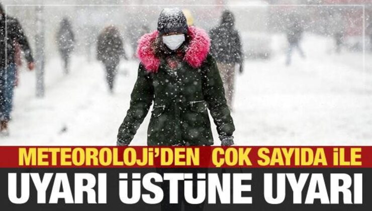 Kar geliyor! Meteoroloji’den son dakika uyarısı!