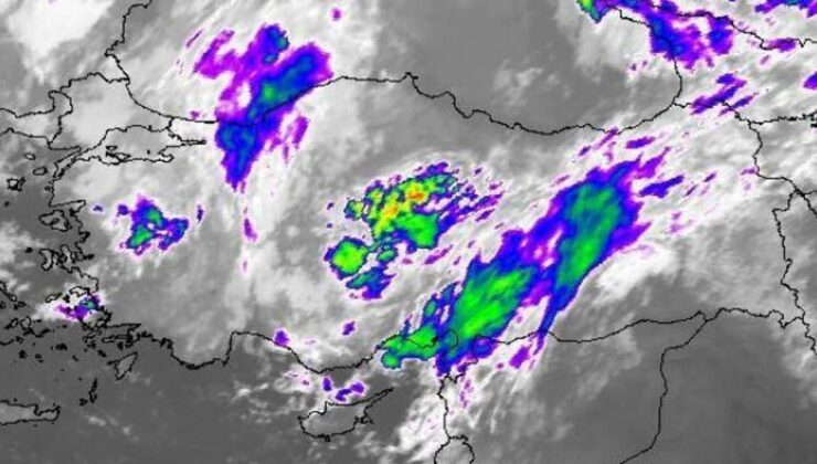 Meteoroloji uydu görüntülerini paylaştı: Hafta sonu hava nasıl olacak?