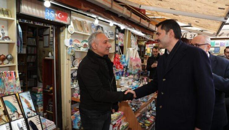 Murat Kurum’dan Kapalıçarşı esnafına müjde