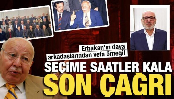 Necmettin Erbakan’ın dava arkadaşları AK Parti’yi destekliyor