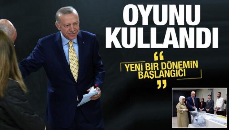 Oyunu kullanan Cumhurbaşkanı Erdoğan’dan ilk açıklama