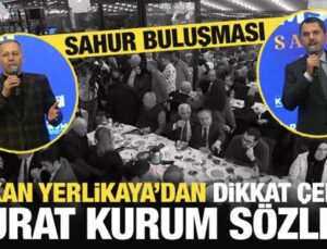 Sahurda buluştular! Bakan Yerlikaya’dan dikkat çeken Murat Kurum sözleri