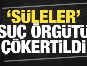 Son dakika haberi: ‘Süleler’ suç örgütü çökertildi