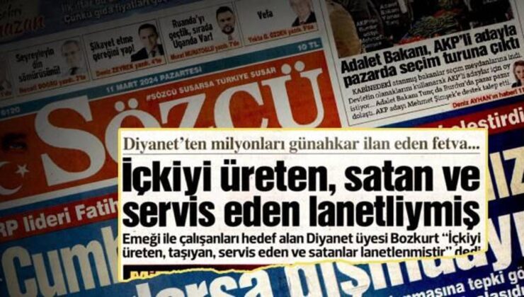 Sözcü’den ‘Ramazan’ ayarlı haber: Diyanet üzerinden Peygamberimizi hedef aldılar