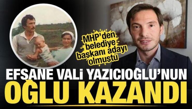 Tokat’ta seçimi efsane vali Recep Yazıcıoğlu’nun oğlu Mehmet Kemal Yazıcıoğlu kazandı