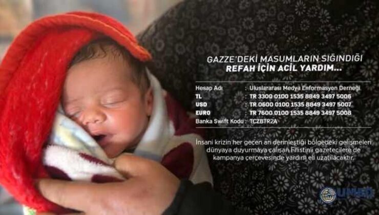 UMED Gazze’deki masumların sığındığı Refah için acil yardım kampanyası başlattı