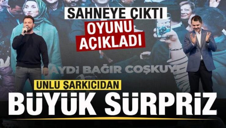 Ünlü şarkıcı Sinan Akçıl’dan büyük sürpriz! Sahneye çıktı oyunu açıkladı