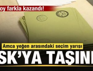 73 oy farkla kazandı! Amca yeğen arasındaki seçim yarışı YSK’ya taşındı