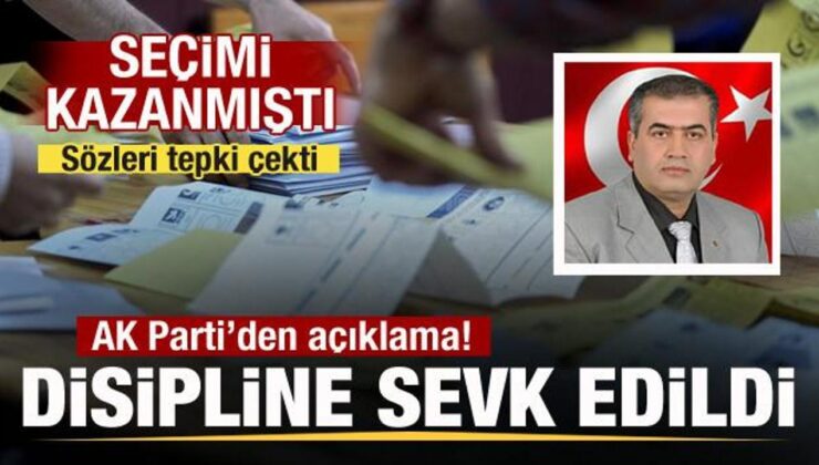 AK Parti’den açıklama! Seçimi kazanan Selahattin Çolak disiplin kuruluna sevk edildi