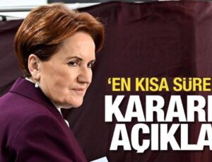 Akşener’den olağanüstü kongre kararı