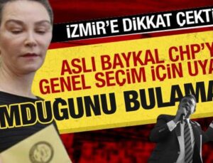 Aslı Baykal seçim sonuçlarında CHP’yi eleştirdi: Genel seçimde umduğunu bulamaz