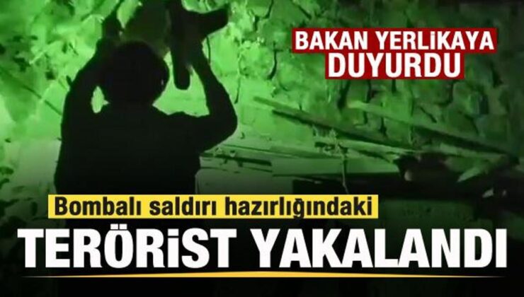 Bombalı saldırı hazırlığındaki DEAŞ’lı yakalandı