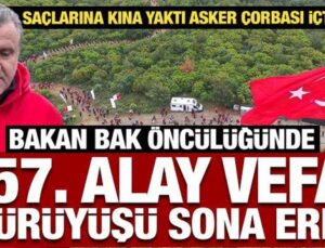 Çanakkale’de destanlaşan kahramanlar ’57. Alay Vefa Yürüyüşü’ ile anıldı