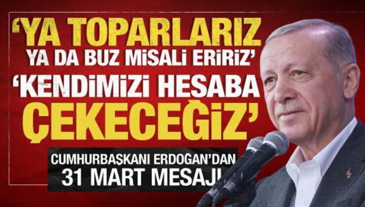 Cumhurbaşkanı Erdoğan’dan seçim değerlendirmesi! ‘Kendimizi hesaba çekeceğiz’