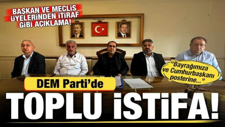 DEM Parti’de kriz! Başkan ve Meclis üyeleri topluca istifa etti! İtiraf gibi açıklama