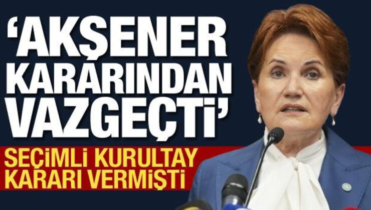 İsmail Saymaz: Akşener istifa edecekti, yakın çevresi vazgeçirdi