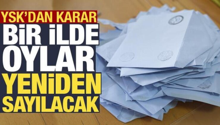 Kütahya’da oylar yeniden sayılacak