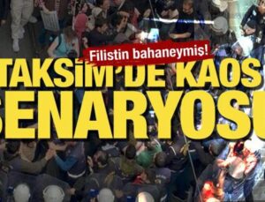 Mesele Filistin değilmiş! Taksim’deki olaylı eylemin arkasından marjinal sol çıktı