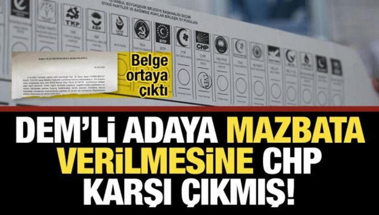 Seçimi kazanan DEM Partili adaya mazbata verilmemesi için CHP başvurmuş!