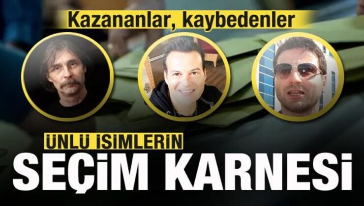 Ünlü adayların seçim karnesi: Erdal Beşikçioğlu, Davut Güloğlu, Hakan Peker…