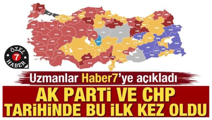 Uzmanlar açıkladı! AK Parti ve CHP tarihinde bu ilk kez oldu