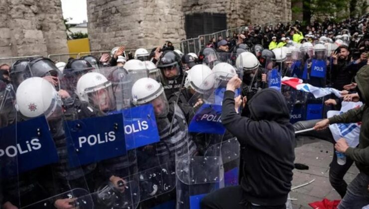 1 Mayıs’ta polise saldıran 12 şüpheli tutuklama talebiyle nöbetçi hakimliğe sevk edildi