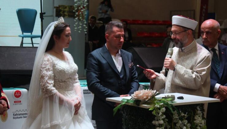 100 depremzede çift için toplu nikah töreni yapıldı