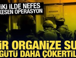 Adana merkezli iki ilde operasyon: Organize suç örgütü çökertildi