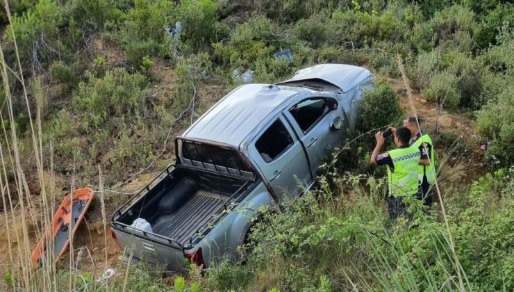 Antalya’da kamyonet uçuruma yuvarlandı! 1 kişi öldü, 3 kişi yaralandı