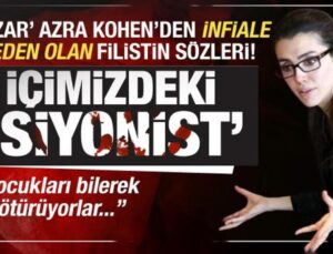 Azra Kohen’den infiale neden olan Filistin sözleri! Soykırıma bakın nasıl kılıf uydurdu