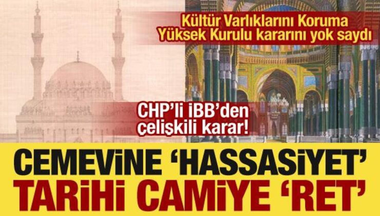 CHP’li İBB, kurul kararını yok saydı: Cemevine ‘hassasiyet’, tarihi camiye ‘ret’