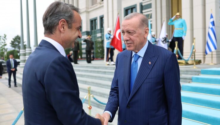 Cumhurbaşkanı Erdoğan Yunan Başbakanı Miçotakis ile bir araya geldi