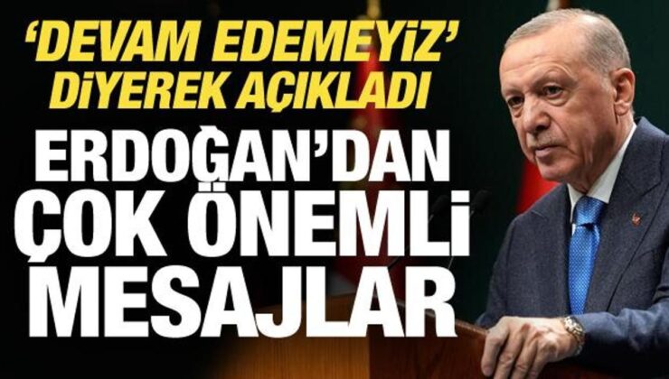 Erdoğan’dan son dakika yeni anayasa mesajı